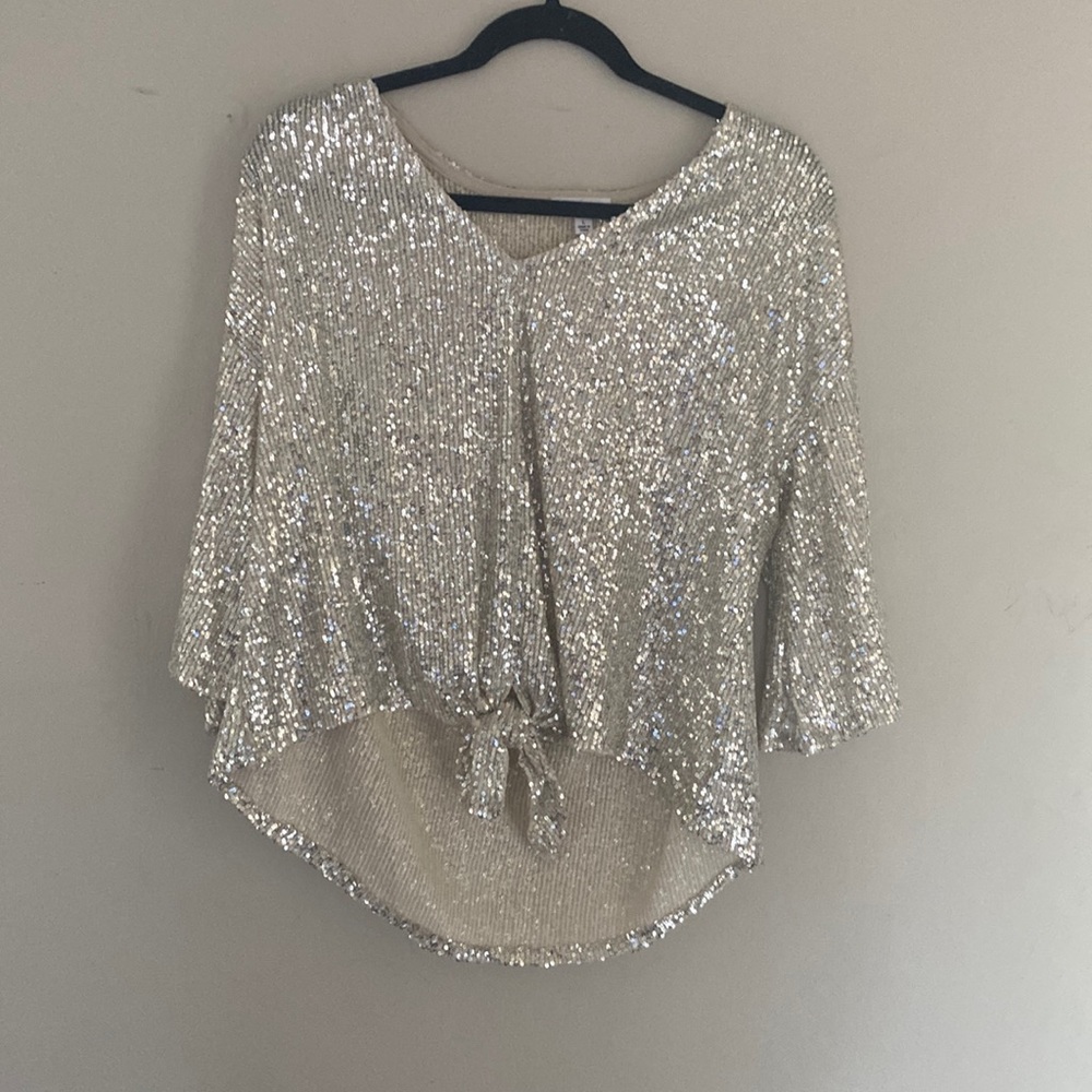 Never worn sequins top